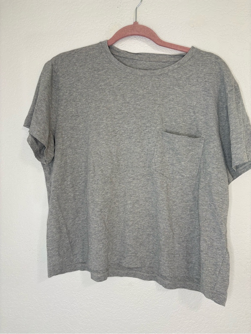 Everlane Boxy Pocket T-Shirt - Gray